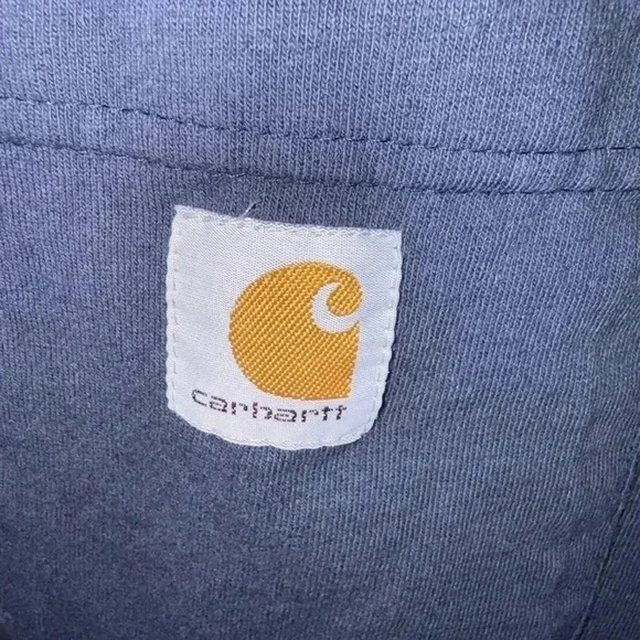Carhartt original fit 3 button collar pocket tee navy size large tall - Picture 4 of 4